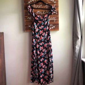 Floral Off Shoulder Maxi